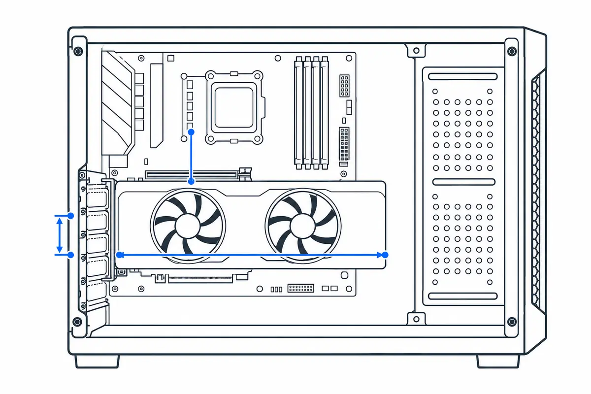 Measure GPU length, height and slot thickness before checking PC compatibility
